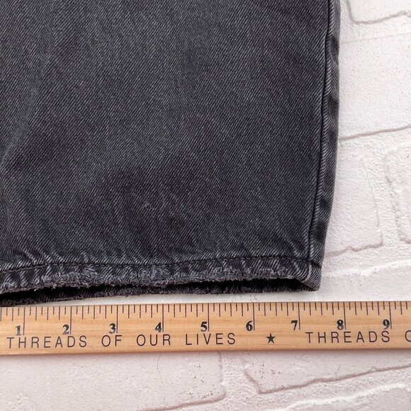 Levis‎ Jeans Women 25Wx30L ACT 26x28 Black Baggy Dad PC9-A3494-0018 Distressed - Picture 14 of 15